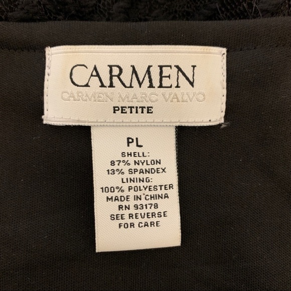 Carmen Marc Valvo Lace Blouse - Picture 3 of 3